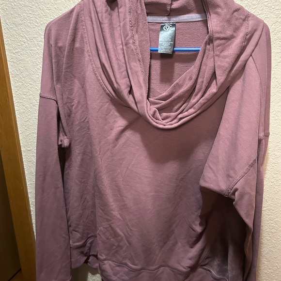 Champion Tops - Champion Women's Purple Cowl Neck Hoodie